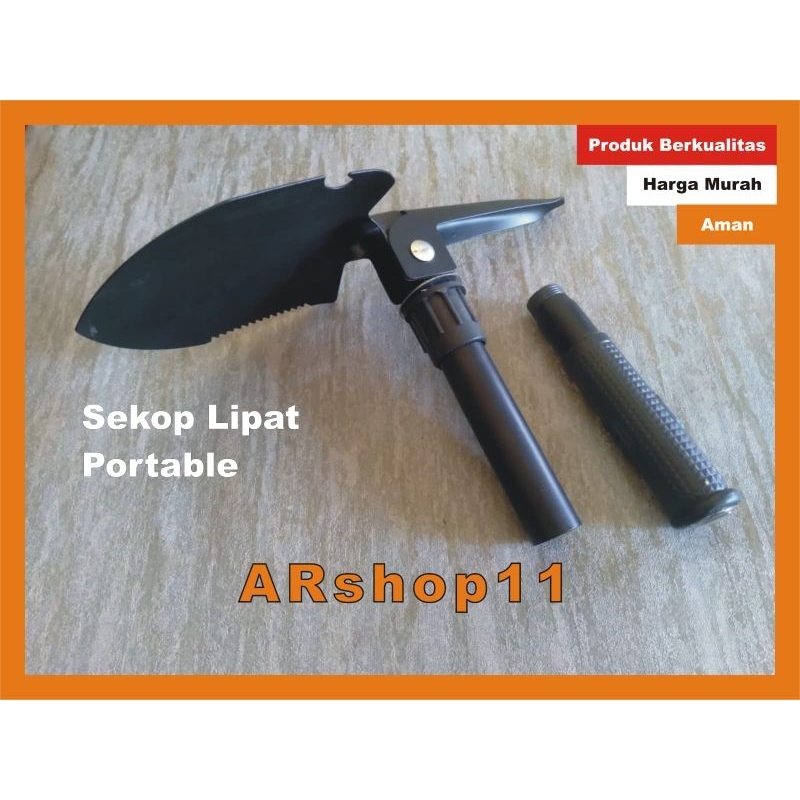 Sekop Cangkul Lipat Portable Multifungsi , Sekop Lipat , Cangkul Lipat
