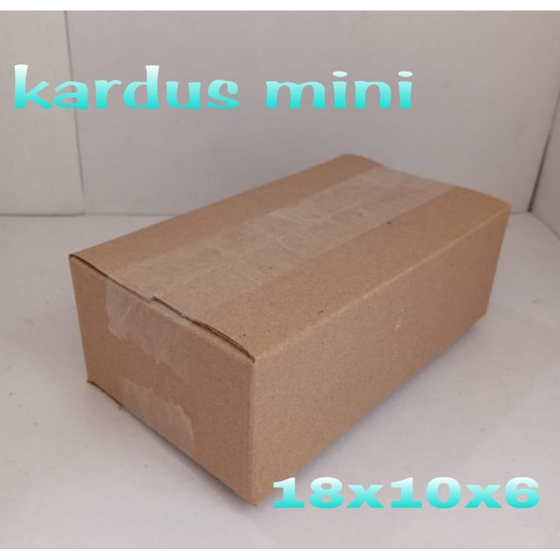 

kardus polos UK 18x10x6 kardus packing kardus kecil