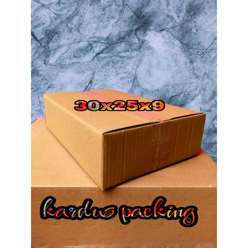 

kardus UK 30x25x9 kardus polos kardus besar kardus packing