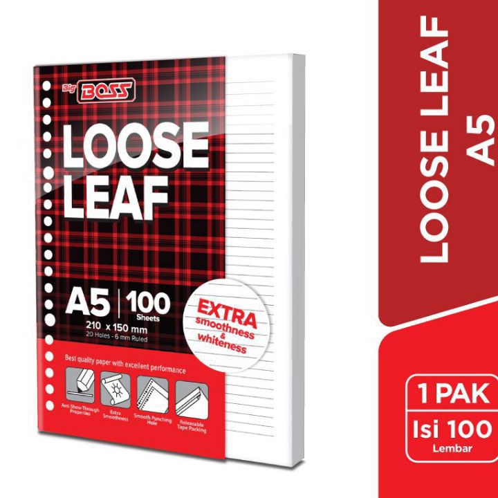 

Ready Loose Leaf Isi File Binder A5 1 BigBoos 1pak