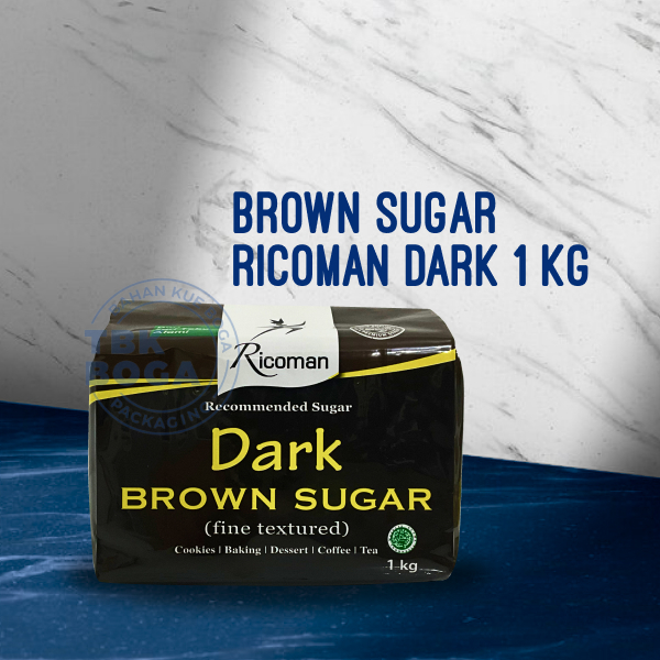 

Gula Dark Ricoman 1 Kg Brown Sugar Tebu Aroma Karamel
