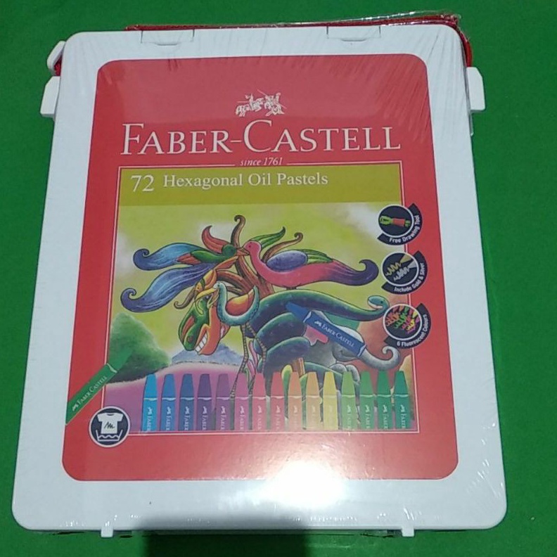 

Terlaris PROMO Crayon Hexagonal Oil Pastels Faber Castell Isi 72