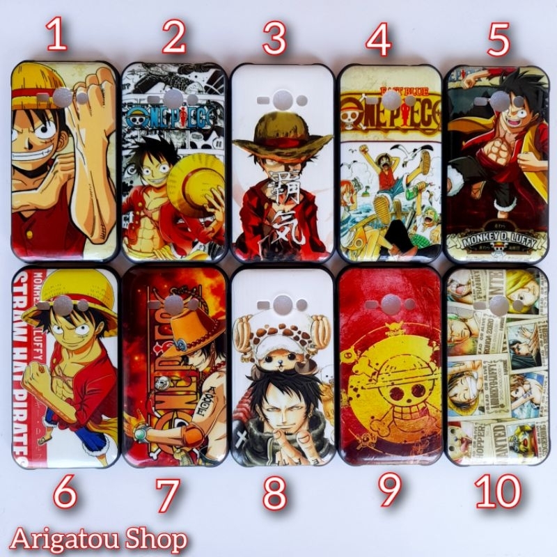 Samsung J1 Ace Case Softcase Fuze Karakter Gambar One Piece