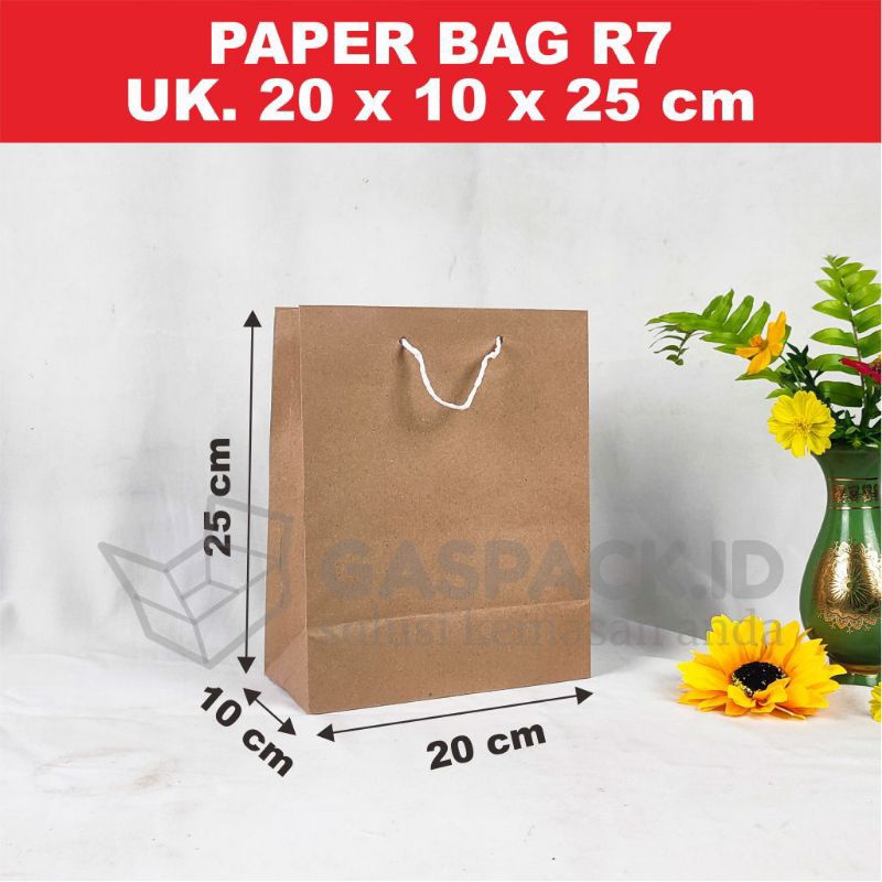 

paper bag polos coklat/uk. 20x10