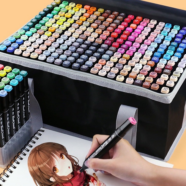 

Super Touch 6 Warna Sketsa Spidol Umum General Marker Set Animation Markers Pena Berujung Ganda RD