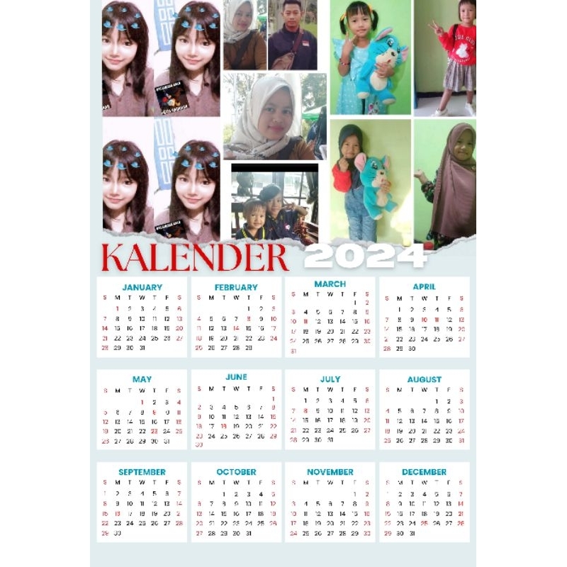

CETAK KALENDER CUSTOM/KALENDER KELUARGA/KALENDER 2024/KALENDER MURAH/BAHAN AC260/UKURAN 32X48CM/CETAK KALENDER KARAKTER/BISA DESAIN SENDIRI