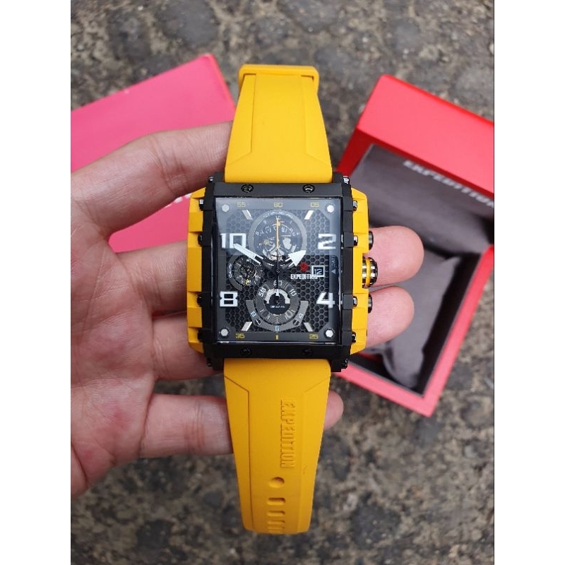 Jam Tangan Expedition E6757M Yellow