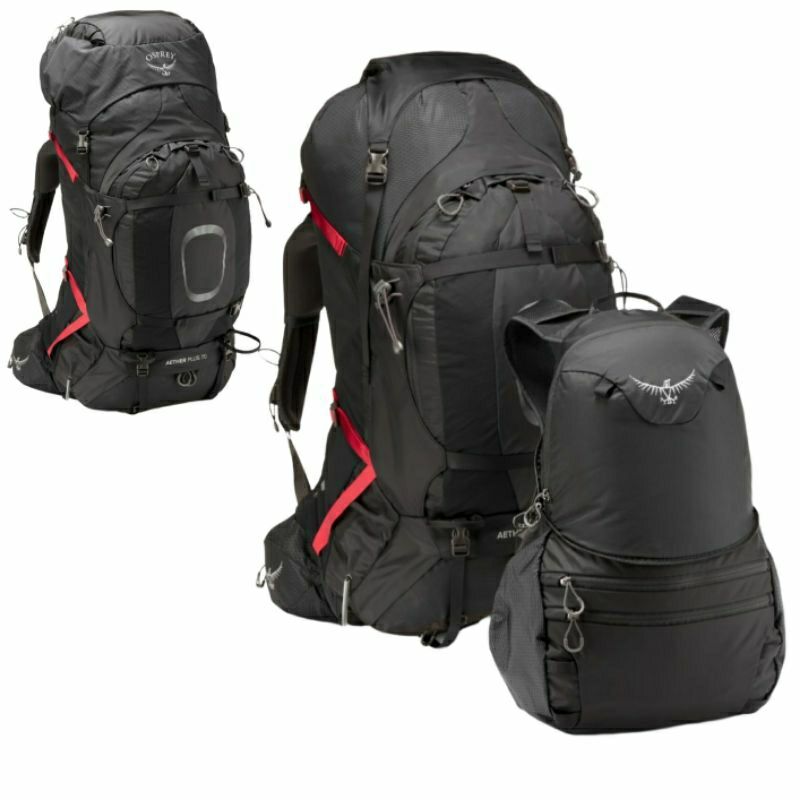 TAS RANSEL GUNUNG CARRIER RUCKSACK BACKPACK HIKING CAMPING TREKKING TRAVELLING ULTRALIGHT OSPREY AET
