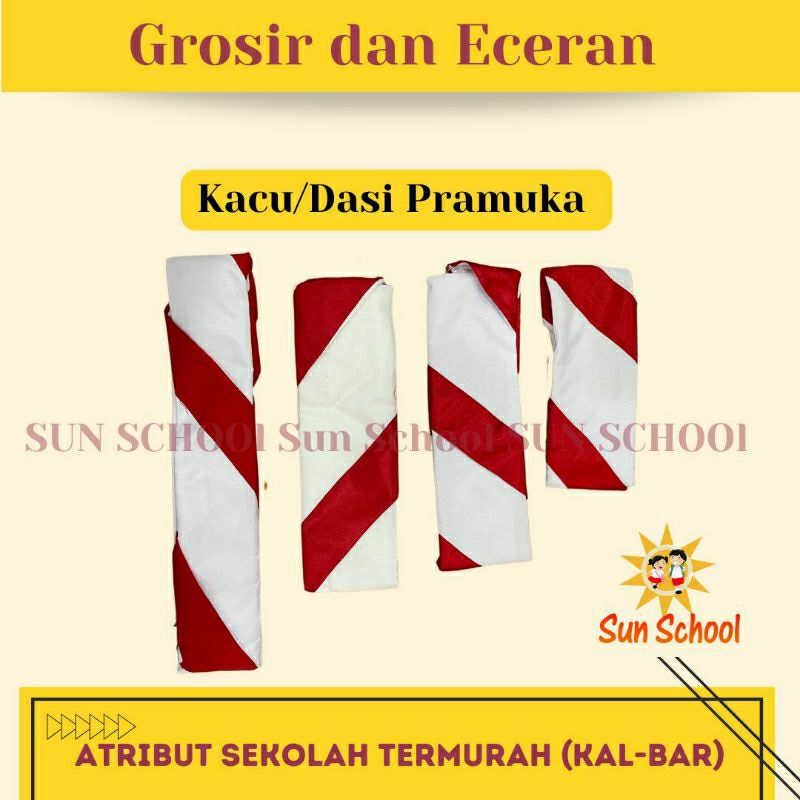

ECER DAN GROSIR DASI PRAMUKA/KACU PRAMUKA JUMBO/PEMBINA