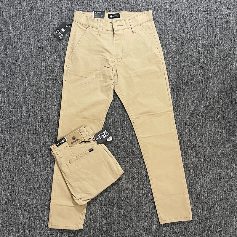 CELANA PANJANG DRAGON CHINO CHIOS LEMBUT HIGH QUALITY