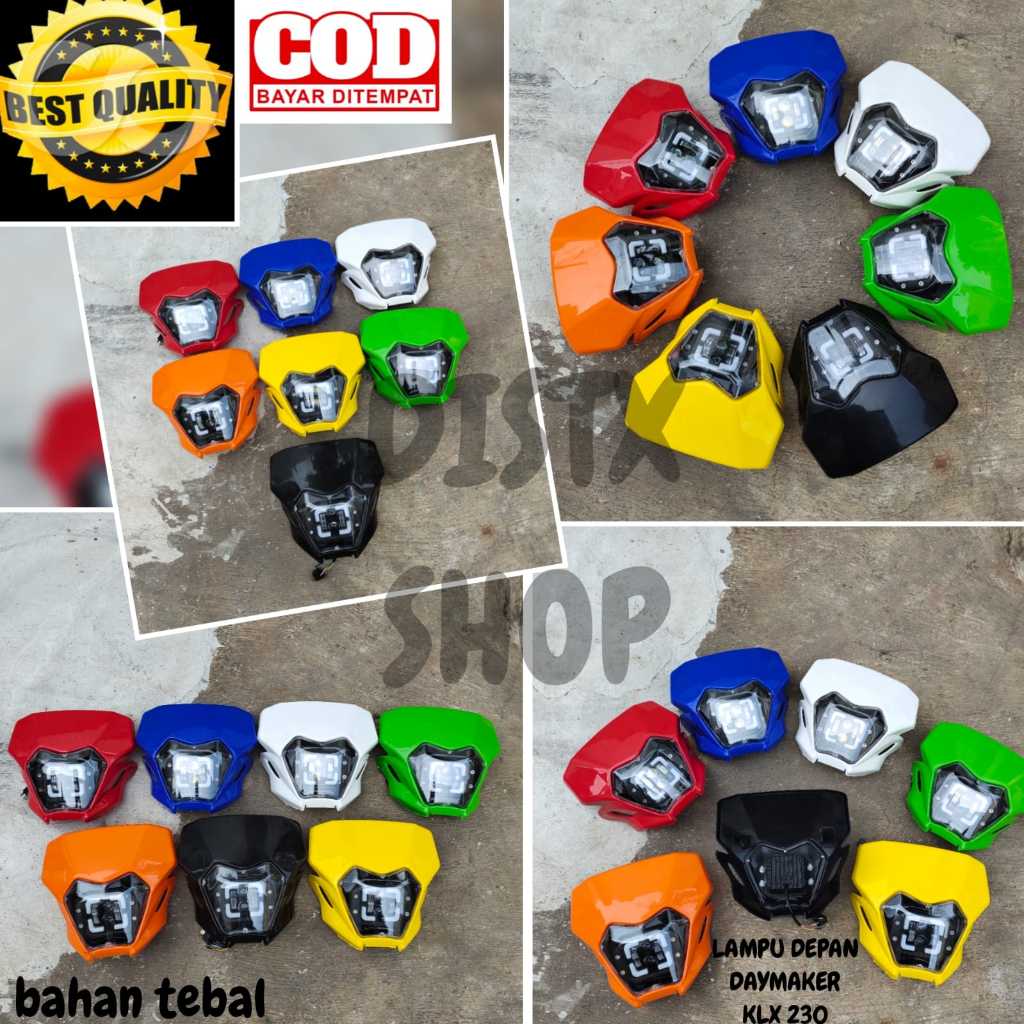 LAMPU DEPAN DAYMAKER KLX 230 2022 HEADLAMP HEADLIGHT KLX 230 2022 TRAIL SUPERMOTO MOTOCROSS