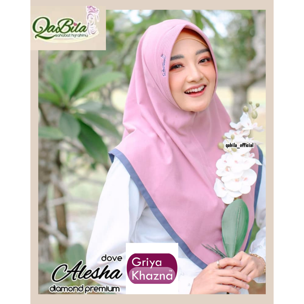 Qabila Kerudung Wanita Dewasa Bergo Daily Alesha