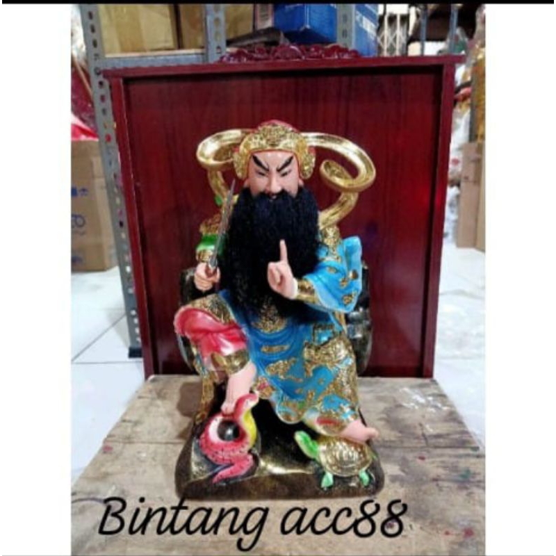 patung rupang dewa hian tian shang ti fiber 12inch