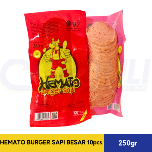 

HEMATO BURGER SAPI BESAR 10pcs 250gr