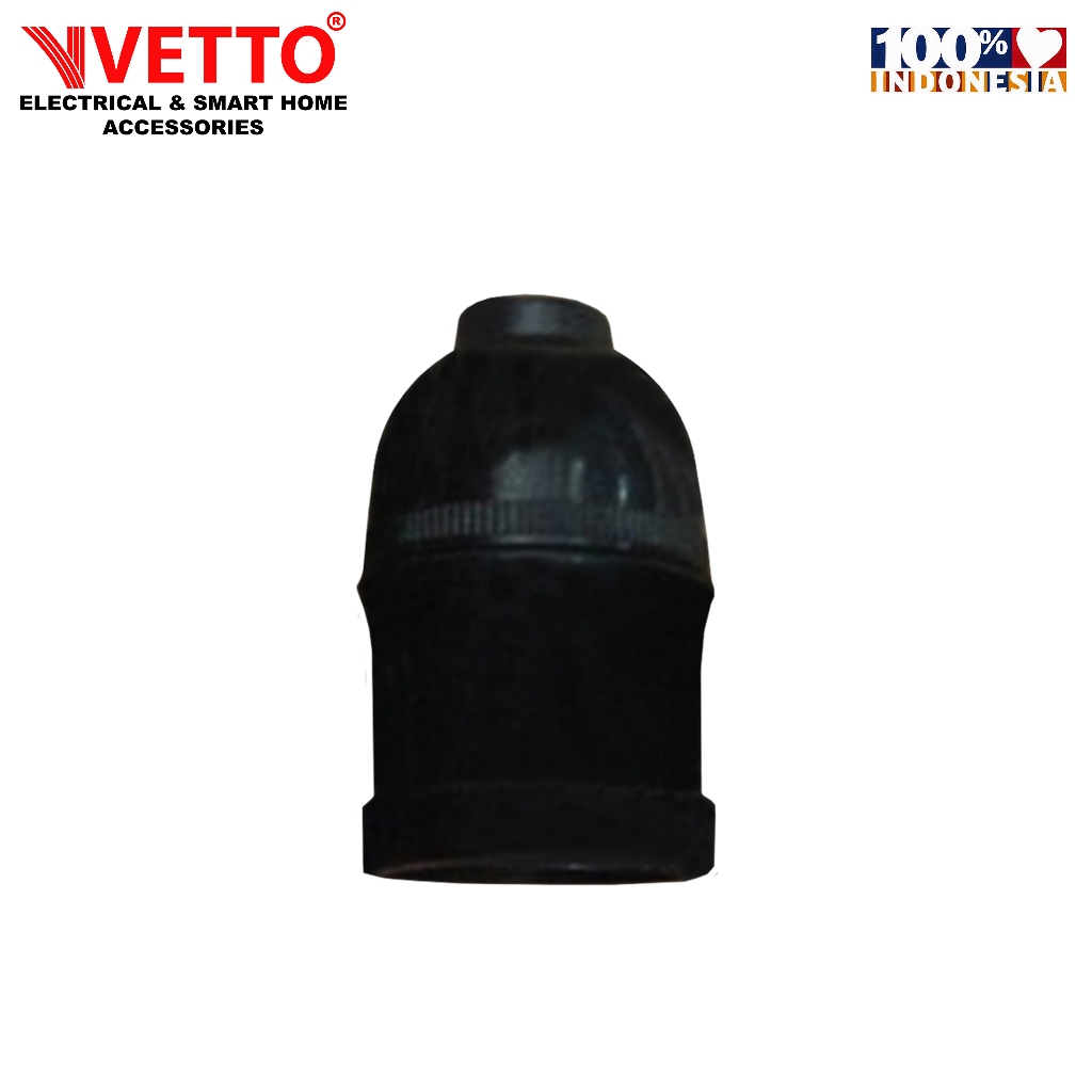 VETTO Fitting Gantung E27 - Hitam