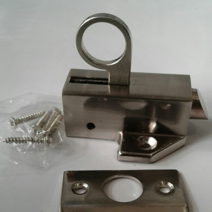 Spring Knife Knip / Grendel Jendela Kodok Stainless Kotak MULLER 2128