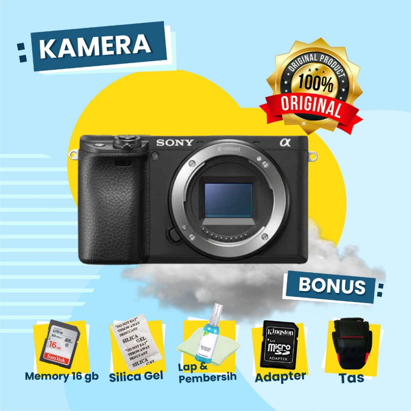 KAMERA MIRRORLES SONY A6400 Second Mulus Garansi Siap Pakai - Video Support 4K