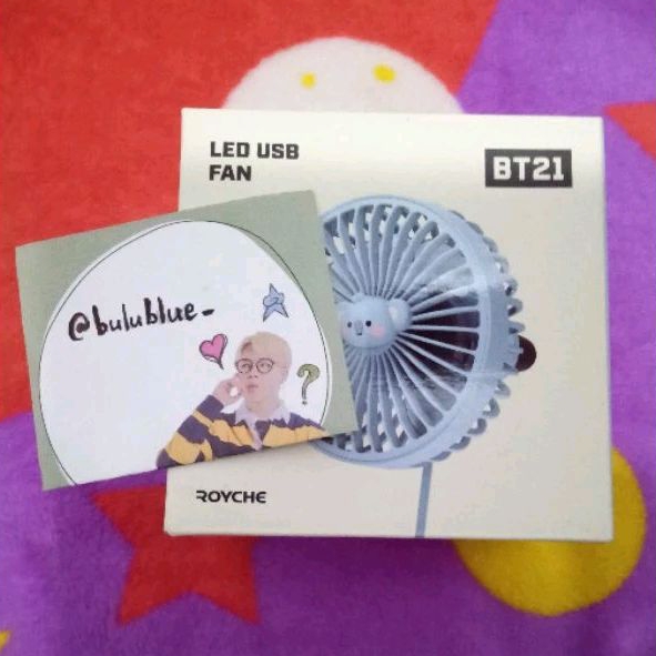 LED USB FAN BT21 KOYA UNSEALED