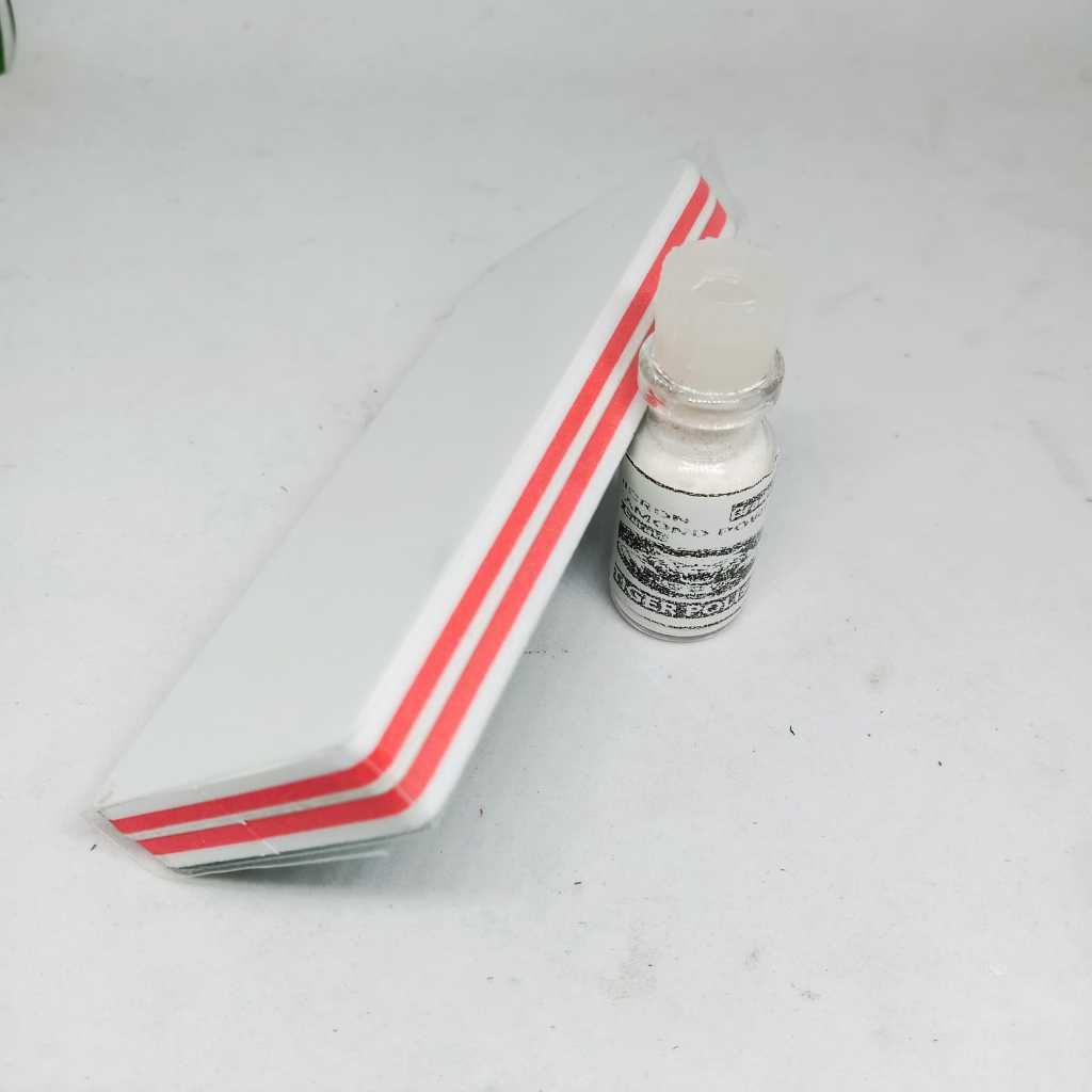 Paket pengkilap batu akik spartax dan serbuk intan