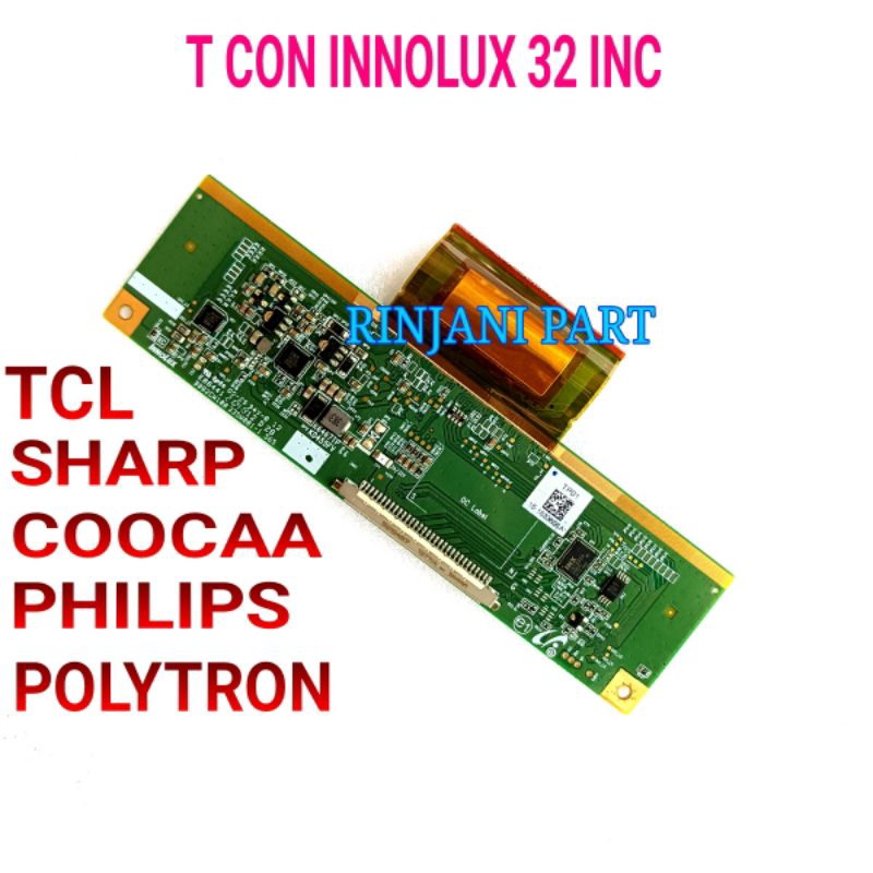 T CON TICON INNOLUX 32 INCH TV LED LG SHARP COOCAA POLYTRON TCL
