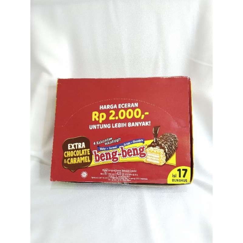 

Beng Beng Regular - Extra Chocolate & Caramel (Box isi 17pcs)