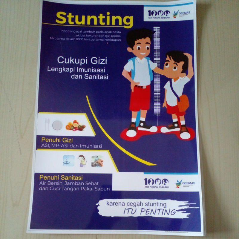 Poster Stunting kode 61 | Poster Stunting