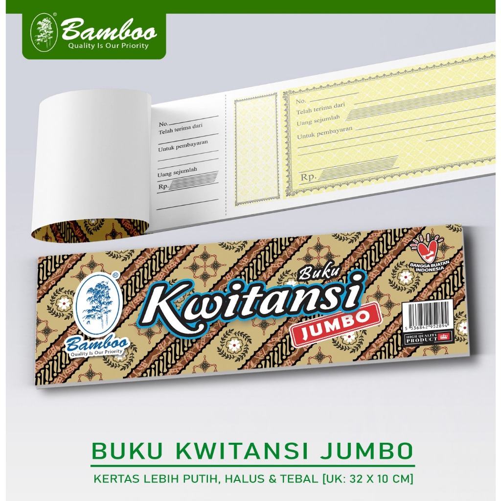 

Bamboo Kwitansi Jumbo [10 Pcs]