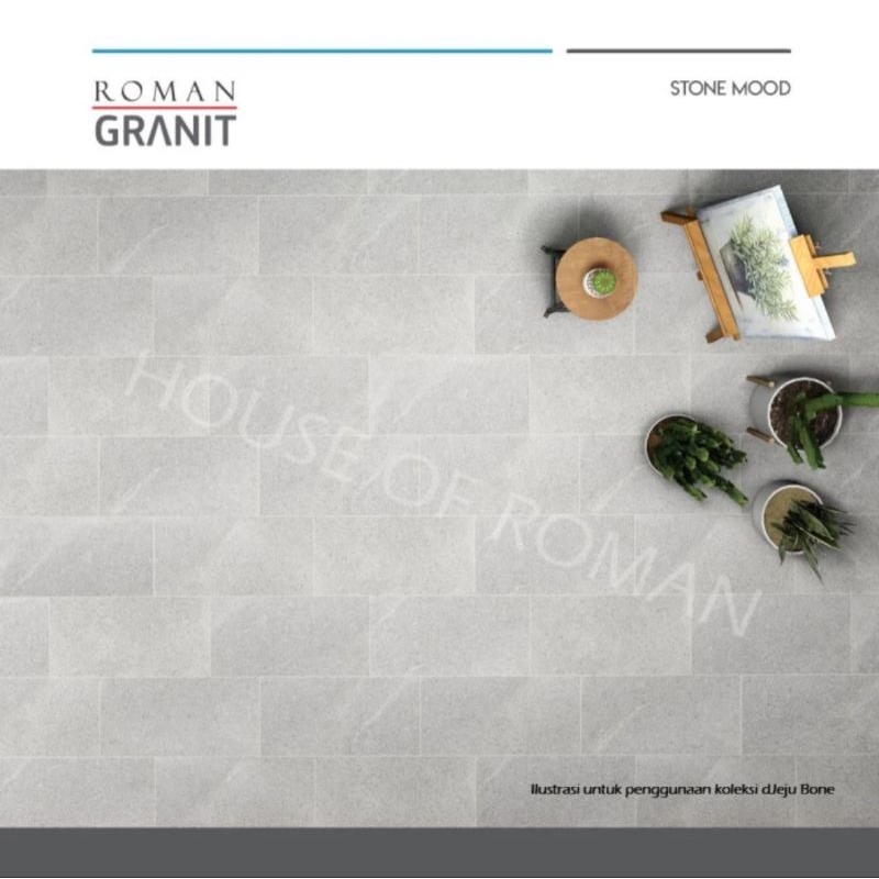 Roman Granit dJeju series / roman djeju bone / roman djeju black / roman djeju gray / lantai granit 
