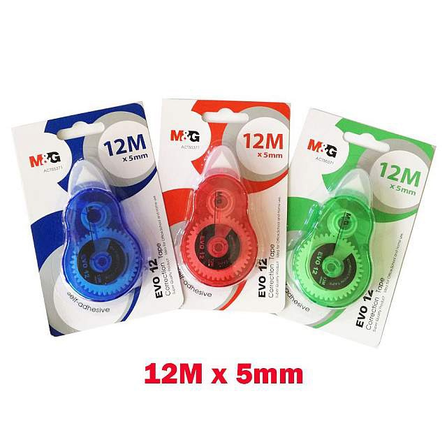

Correction Tape M&G EVO 12mx5mm ACT55371