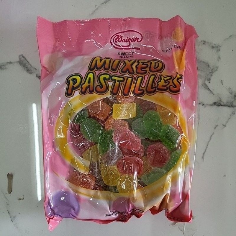 WAISUN MIXED PASTILLES jelly lunak permen 1kg SNACK IMLEK