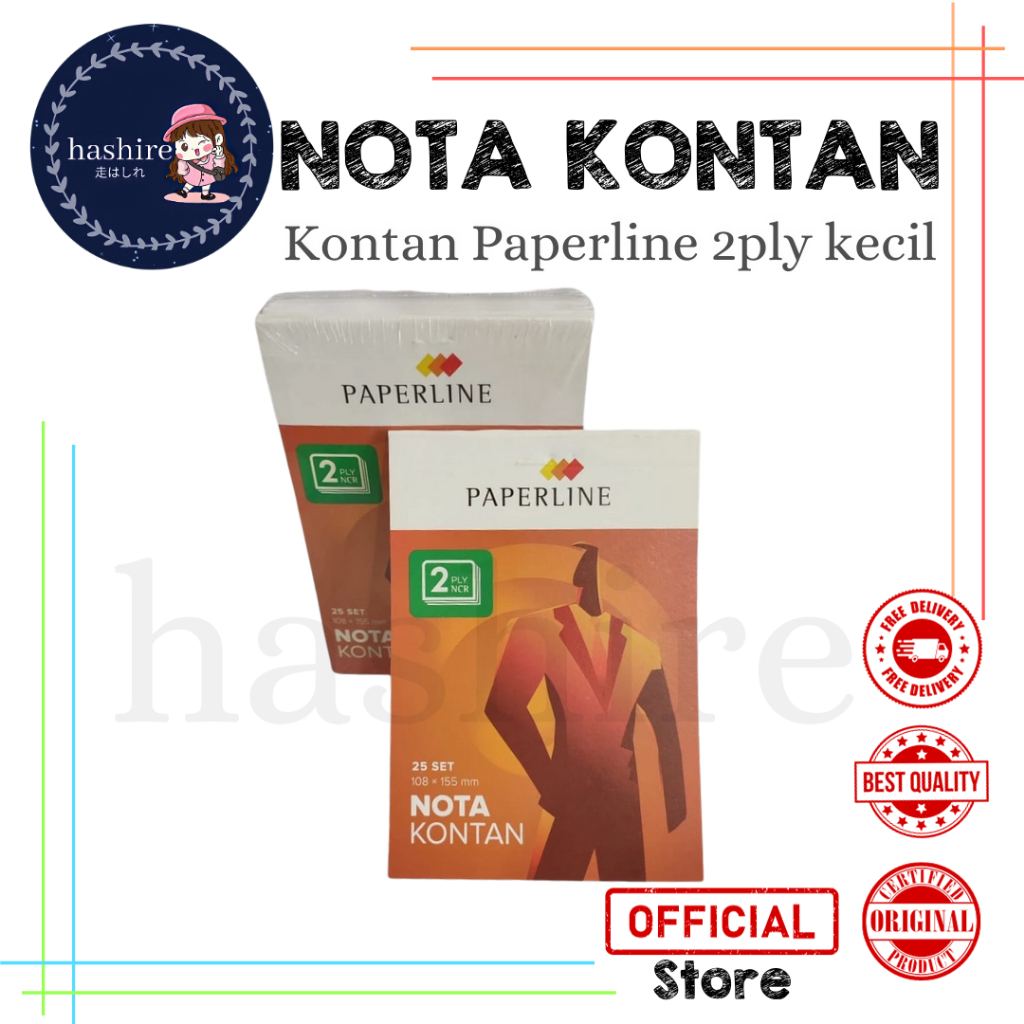 

BUKU NOTA KONTAN 2PLY / 2 PLY KECIL