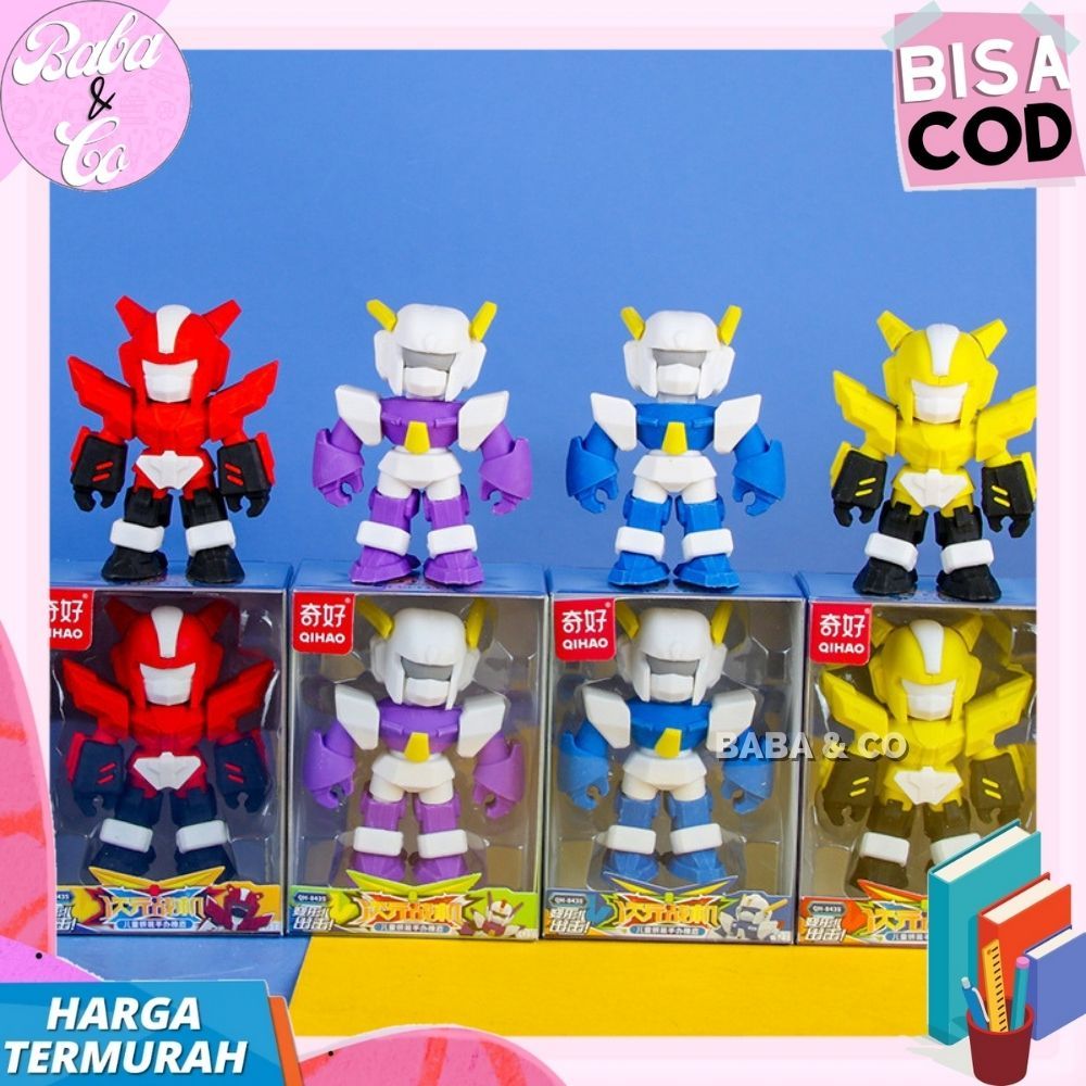 

Ay00! PENGHAPUS LUCU ROBOT GUNDAM PENGHAPUS ROBOT 3D BESAR UNIK MURAH PENGHAPUS QIHAO MINIATUR ROBOT