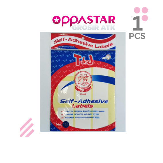 

T&J Labels Stiker Putih No. 124 / Pack