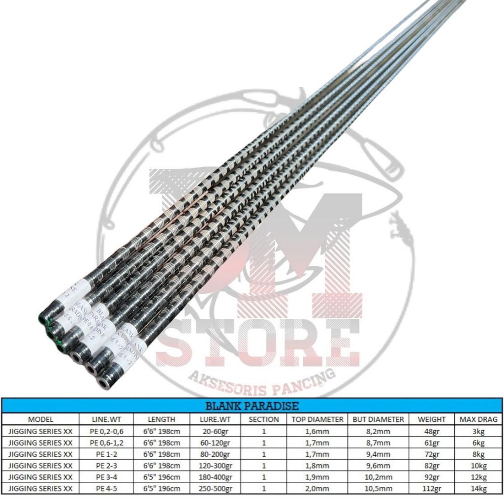 BLANK DINASTI JIGGING SERIES - BLANK JIGGING