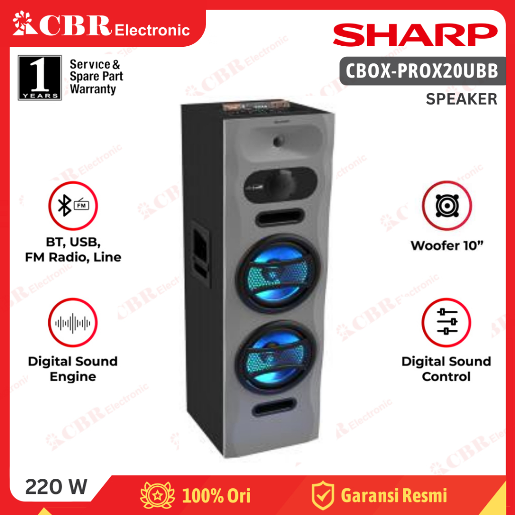 Speaker SHARP CBOX-PROX20UBB