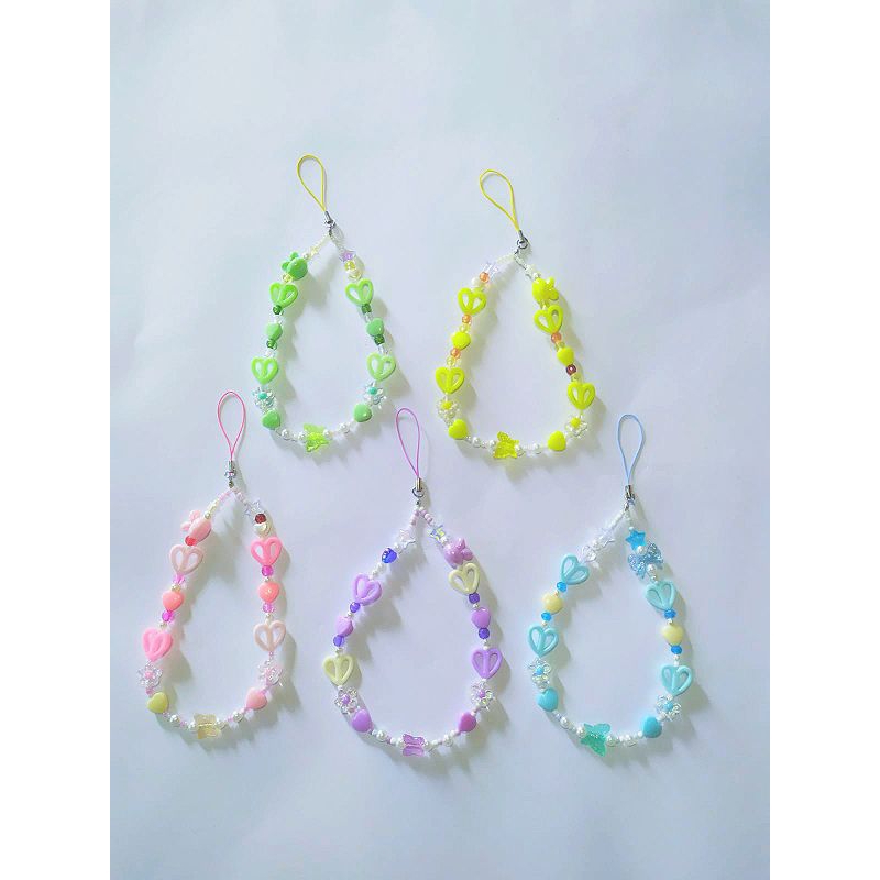 GANTUNGAN HP MANIK-MANIK | GANTUNGAN HP KOREA AESTHETIC | GANTUNGAN HP LOVE KUPU-KUPU