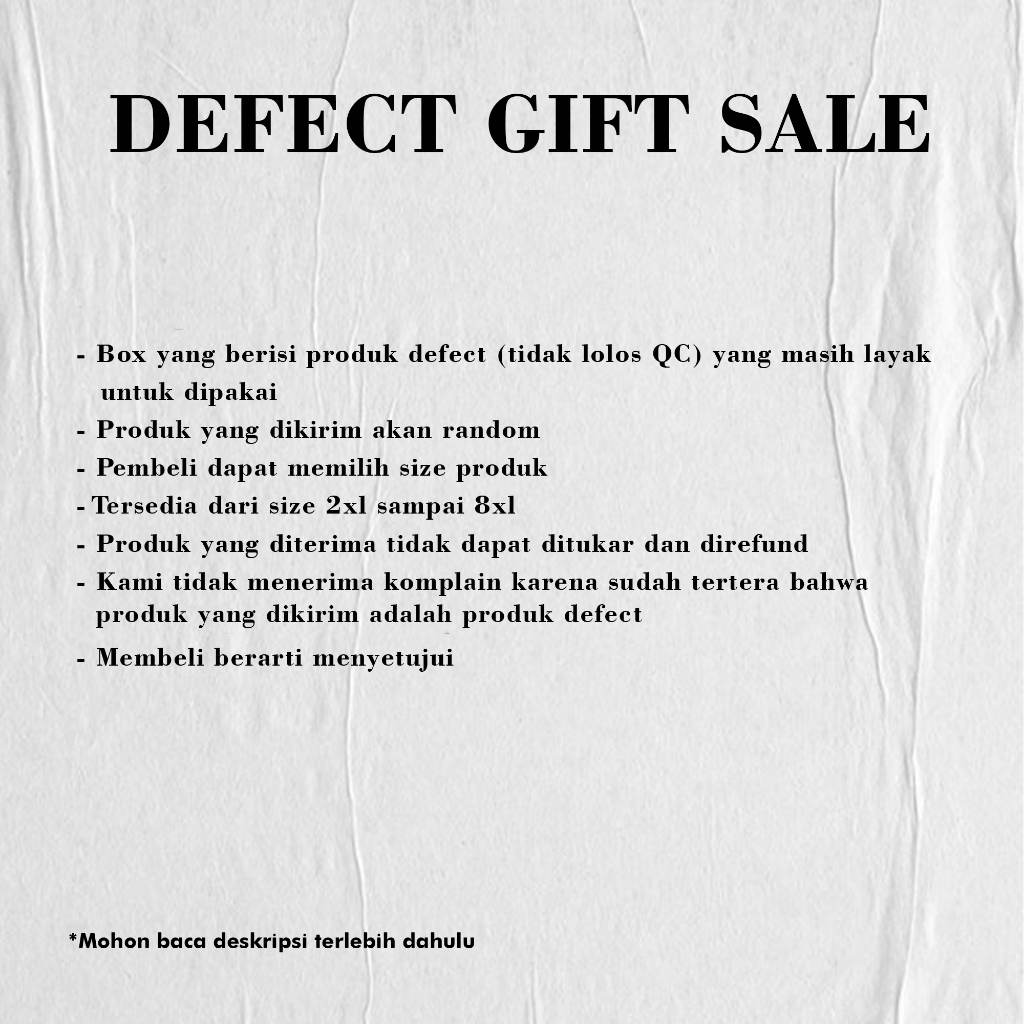 Defect Sale All Random T-shirt Bigsize Jumbo - Highest Bigsize