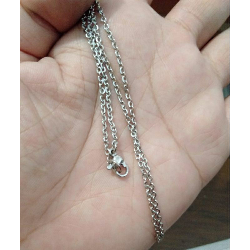 TK 05. Rantai Kalung Titanium model Rantai Kecil