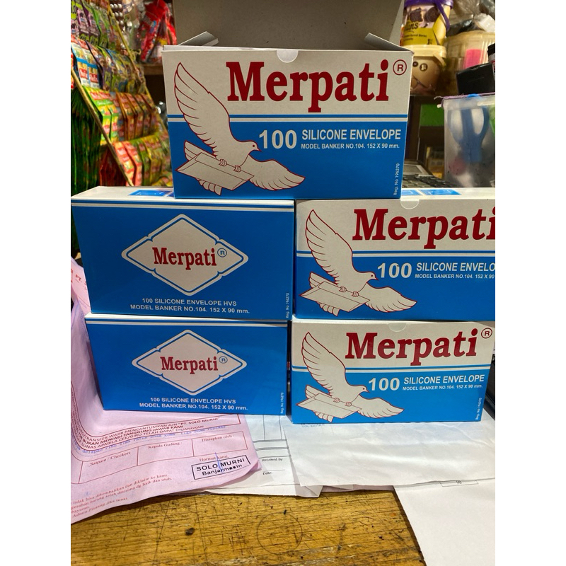 

AMPLOP MERPATI+PEREKAT#100pcs
