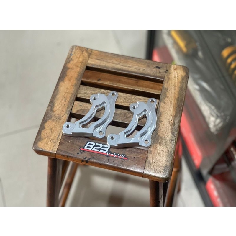 breket kaliper mio 2p disc 260mm braket kaliper 2p piringan 260mm mio fino soul breket cnc termurah 