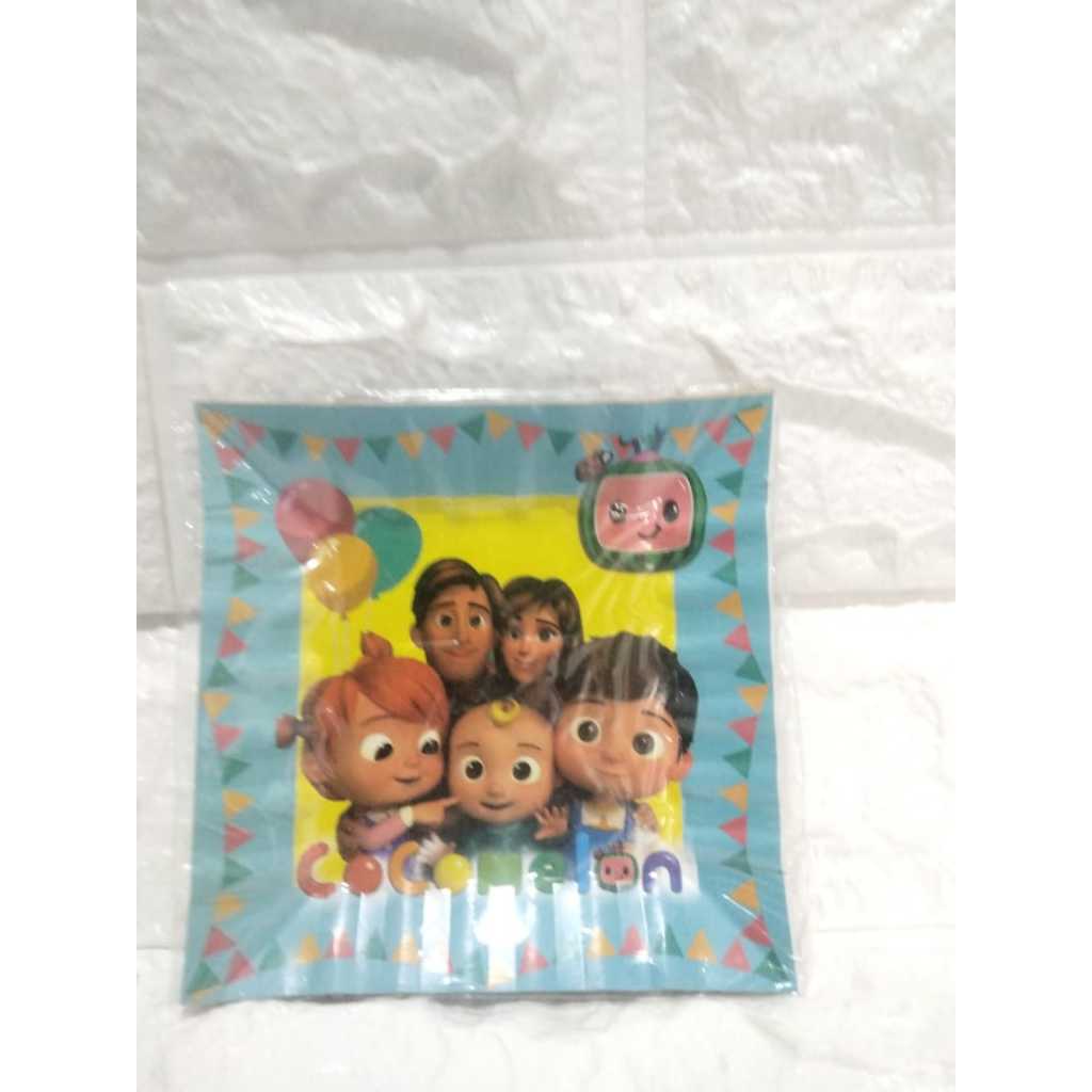 ( Terlaris ) PIRING KERTAS KUE ULANG TAHUN KARAKTER / PIRING KOTAK KUE ULANG TAHUN