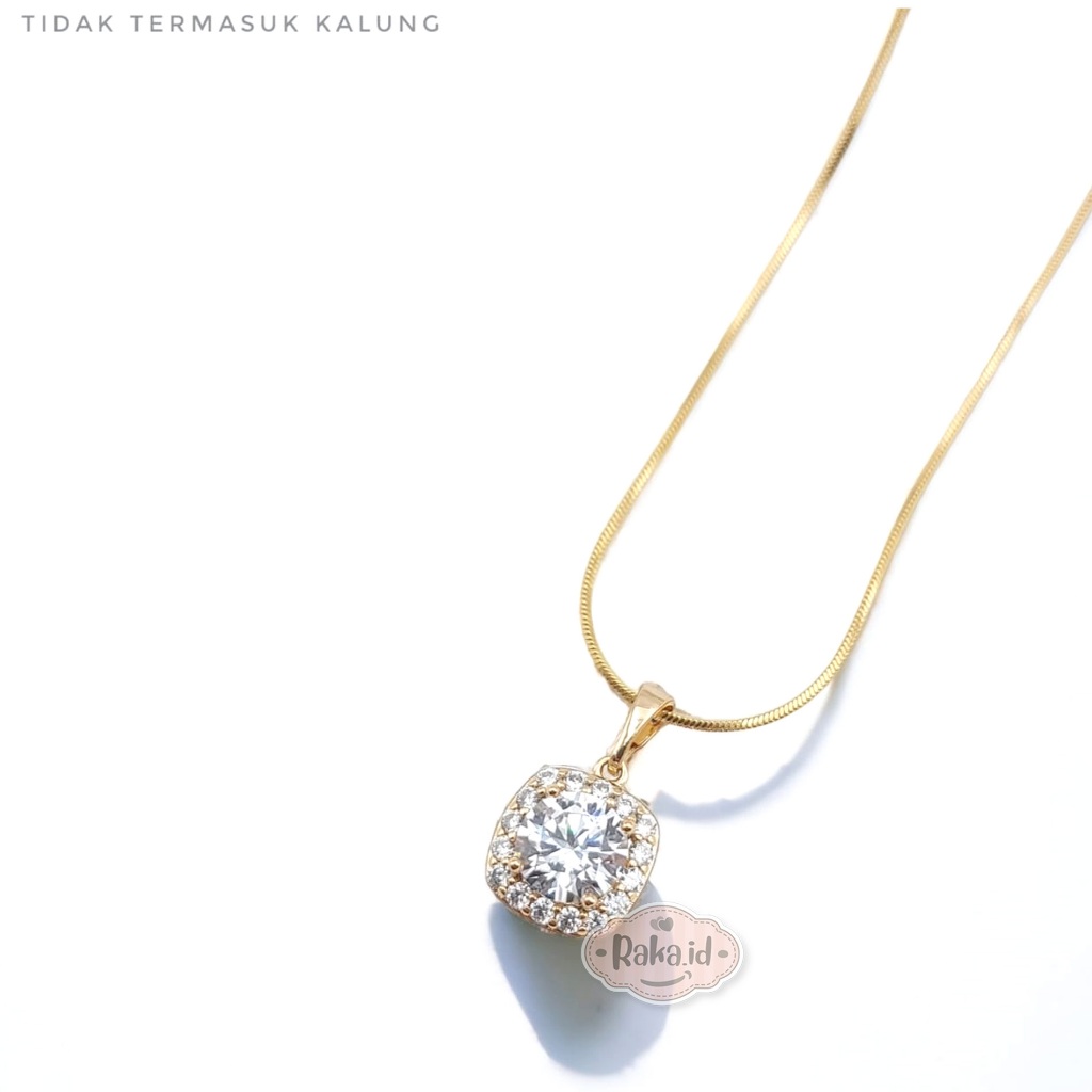 Liontin Tanpa Kalung Liontin Kecil Imut Motif Mata Bulat Keliling Lux 1434