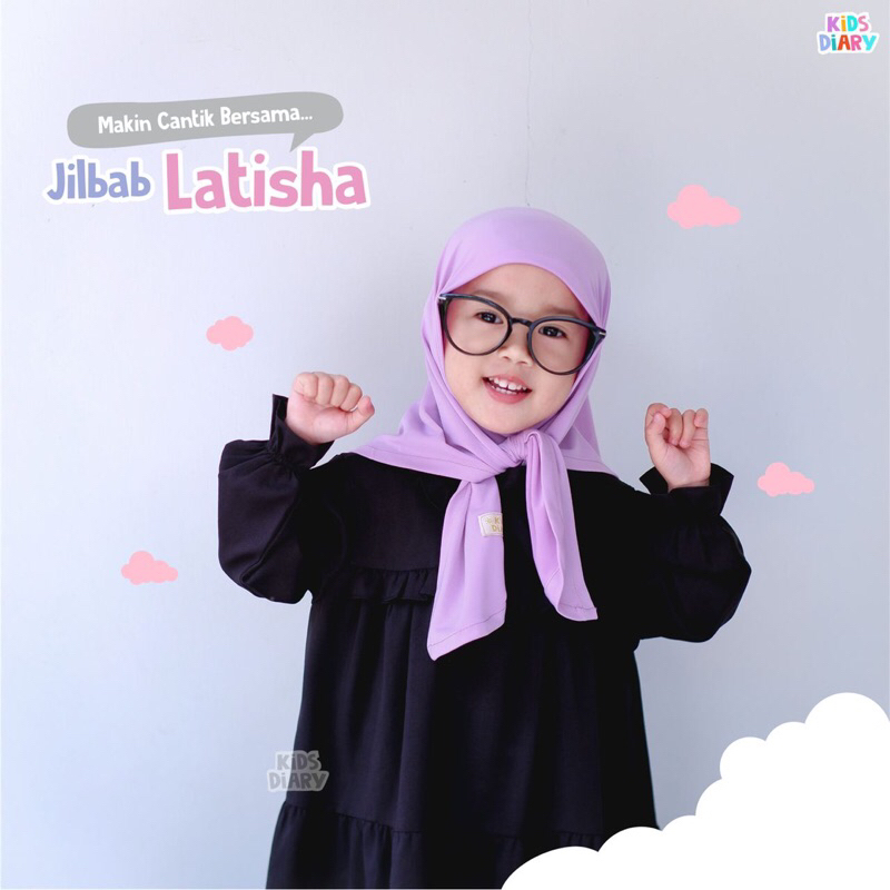 JILBAB LATISHA | JILBAB INSTAN ANAK PEREMPUAN BERGO ANAK CEWEK LUCU KEKINIAN TERBARU TERMURAH UMUR 1