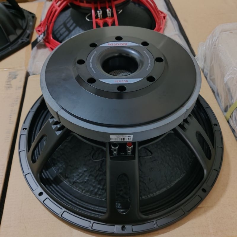 Speaker komponen WISDOM 18 P550 / 18p550 - 18 inch