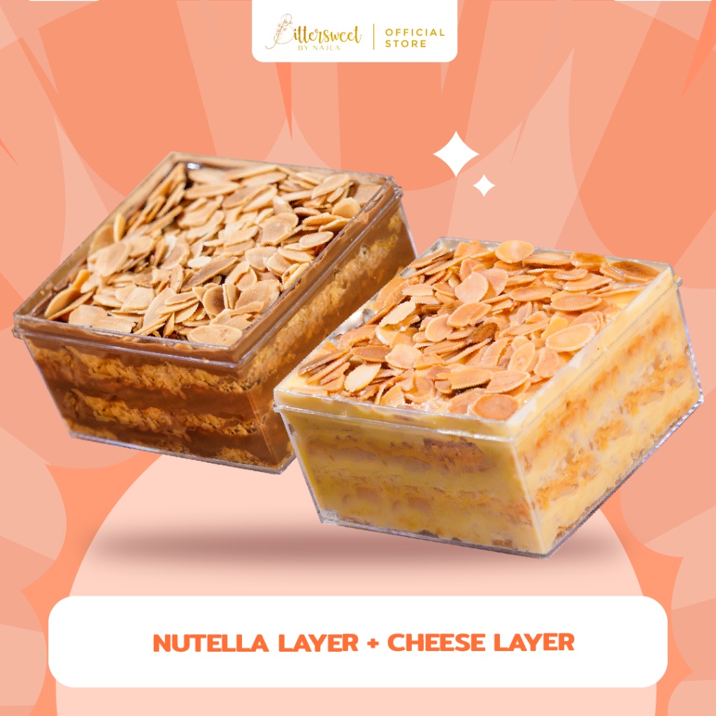 

PROMO HARI INI Bittersweet by Najla Nutella Layer Cheese Layer