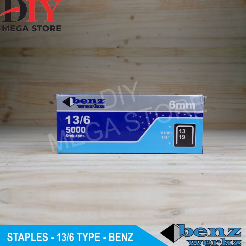 

NewProduct Isi stapler 136 benz werkz staples tembak angin 5 pcs isi staples Staples 136 Benz Werkz isi 5 Pcs Staples R23 Jok Motor Sofa Kayu dll dan Kodenki isi staples 136 mm stapler gun isi staples manual R23 5pcs Kodenki Isi Staples 13