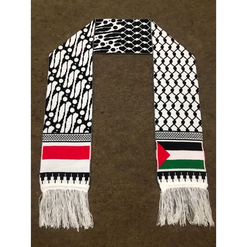 Syal Rajut Komputer Palestina/Syal Rajut Komputer/Syal Rajut Palestina Custom