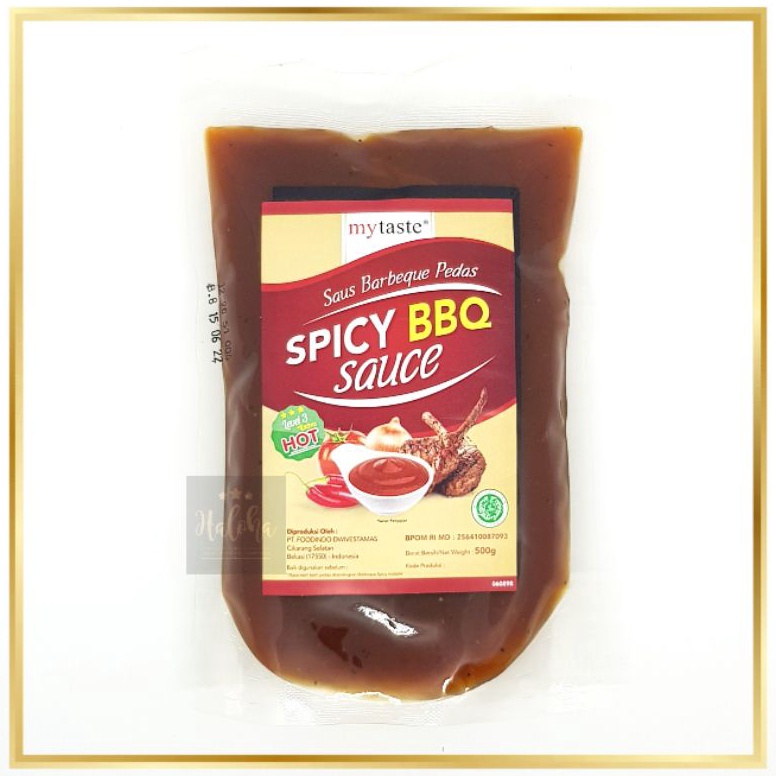 

hivv 84 Mytaste BBQ Spicy Sauce Level 3 5g My Taste Saus Pedas Barbeque level 3 AR7