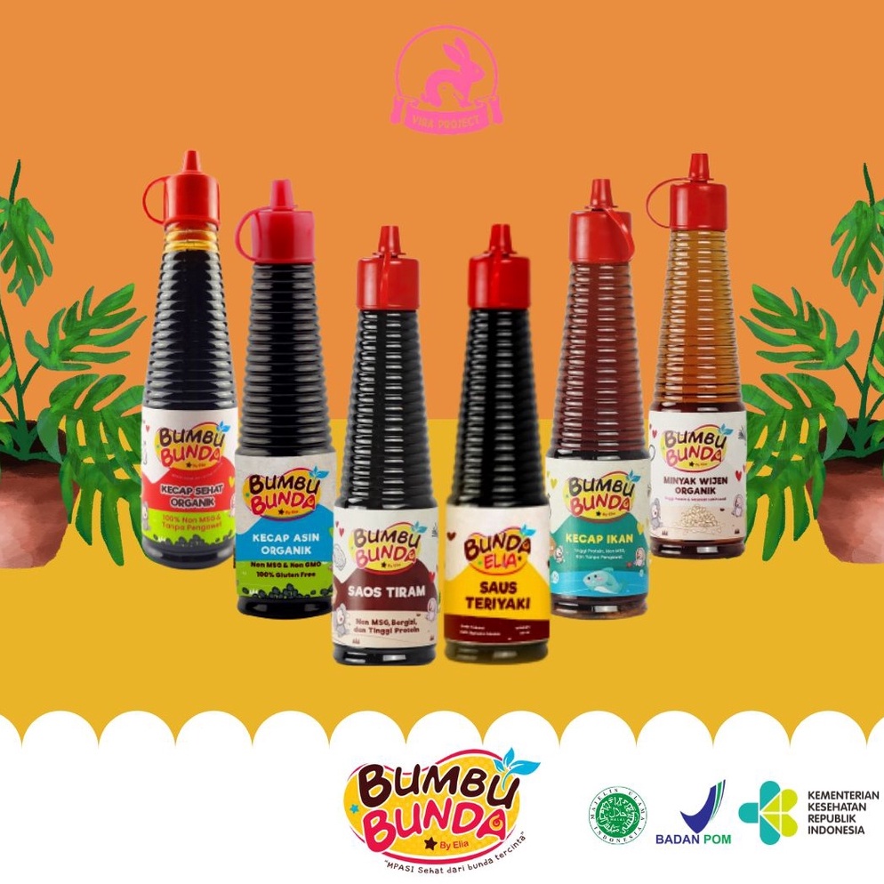 

VNBM66 12 BUMBU BUNDA KECAP SEHAT ORGANIK 15 ML KECAP MPASI ANTI GTM KECAP SAOS UNTUK BAYI Only today