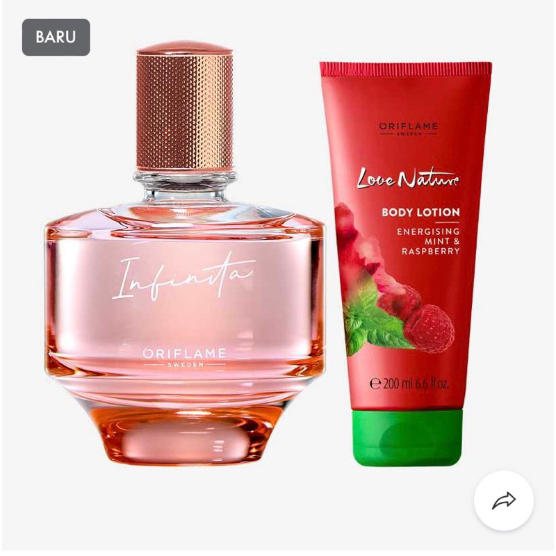 Infinita Parfum EDP Free Body lotion Love Nature
